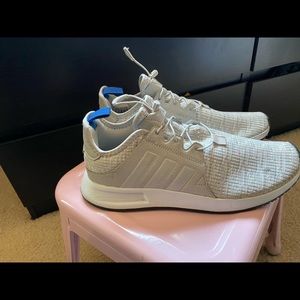 Mens Adidas grey and royal blue